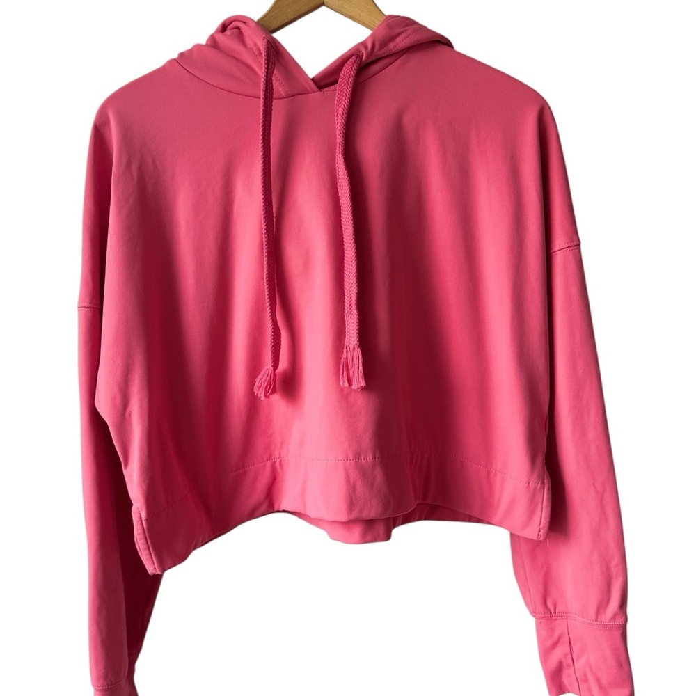 Altar’d State Revival Pink Cropped Hoodie Small